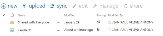 target OneDrive location